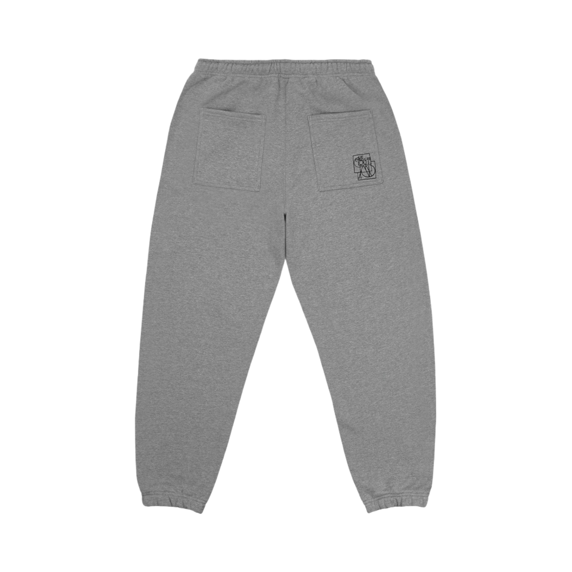 우영미 그래픽 자수 스웨트팬츠 그레이 - 22SS(Wooyoungmi Graphic Embroidered Sweatpants Grey - 22SS) - 2