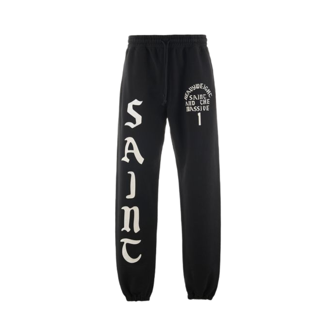 YS1-0000-049 Saint Mxxxxxx It's Saint Sweatpants Black - 24AW