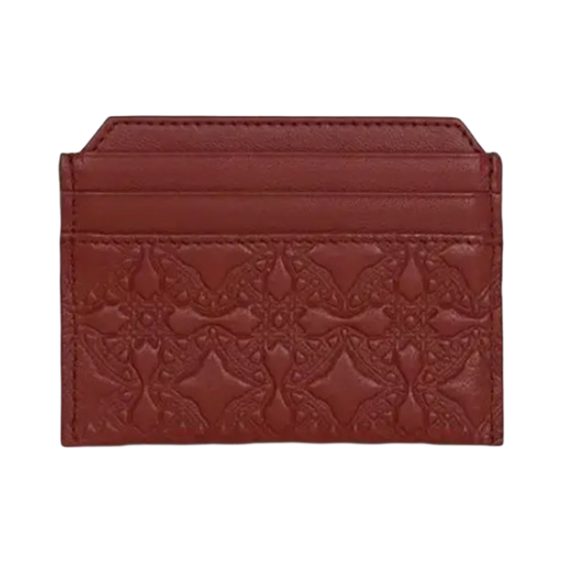 비비안 웨스트우드 엠보스드 슬림 카드 홀더 레드(Vivienne Westwood Embossed Slim Card Holder Red) - 2