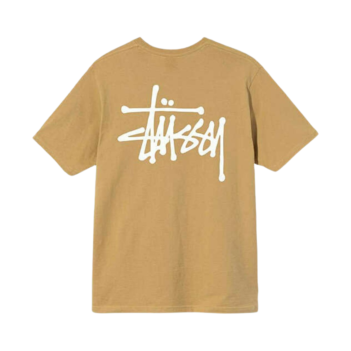 스투시 베이직 스투시 티셔츠 카키 2021(Stussy Basic Stussy T-Shirt Khaki 2021) - 1
