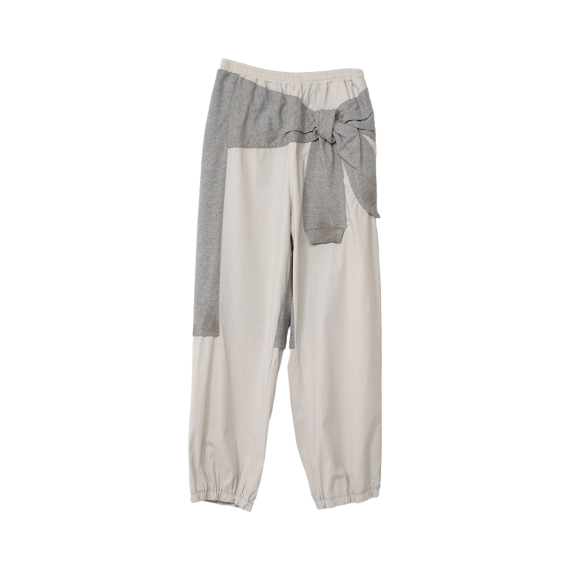 A11PT614-BEIGE Maison Mihara Yasuhiro T-Shirt Combined Pants Beige