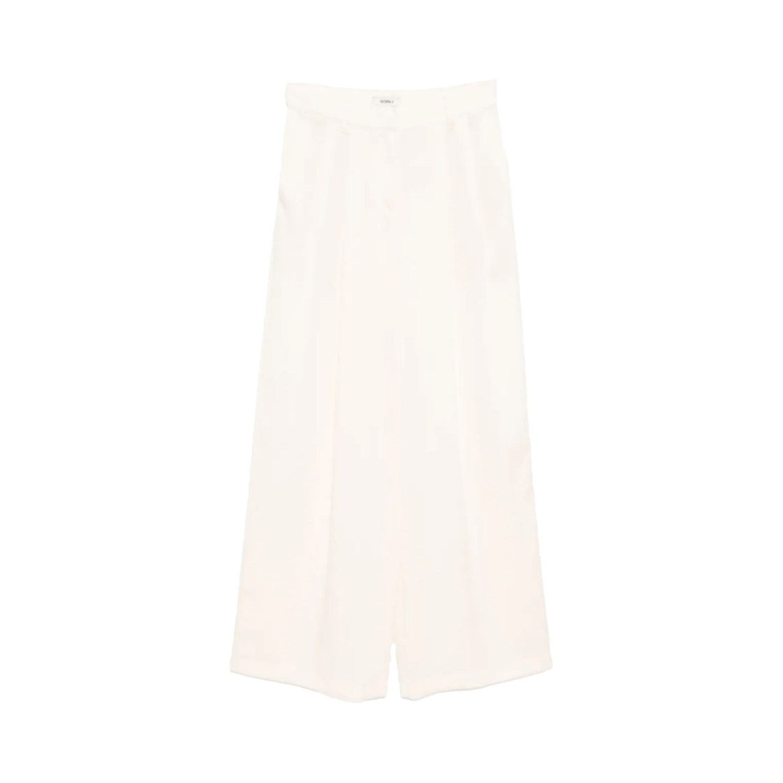 고엔제이 턱 와이드 레그 트라우저즈 크림(GOEN.J Tuck Wide-Leg Trousers Cream) - 1