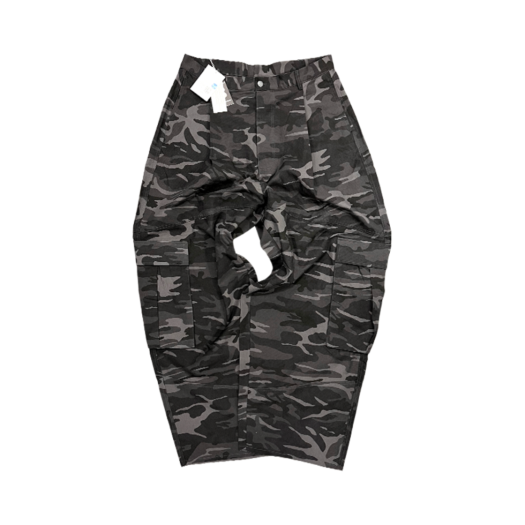 UMCM53CG Undermycar Mu.53 Anti Fxxking Logo Play Big Cargo Rip-Camo Pants Camo Gray
