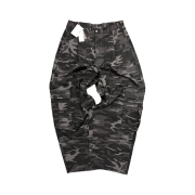 Undermycar Mu.53 Anti Fxxking Logo Play Big Cargo Rip-Camo Pants Camo Gray