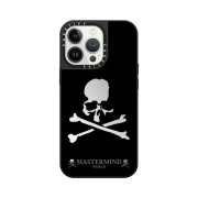Casetify x Mastermind World iPhone Mirror Skull Magsafe Mirror Case Silver Mirror Black Bumper