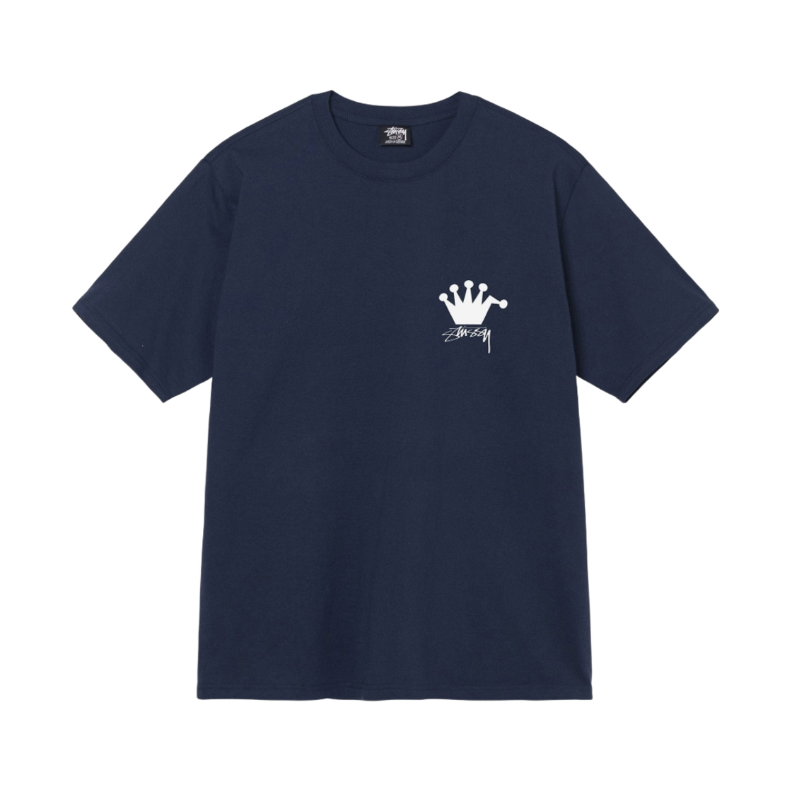 스투시 Lb 크라운 티셔츠 네이비(Stussy Lb Crown T-Shirt Navy) - 2