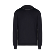 Maison Margiela Work In Progress Sweater Navy