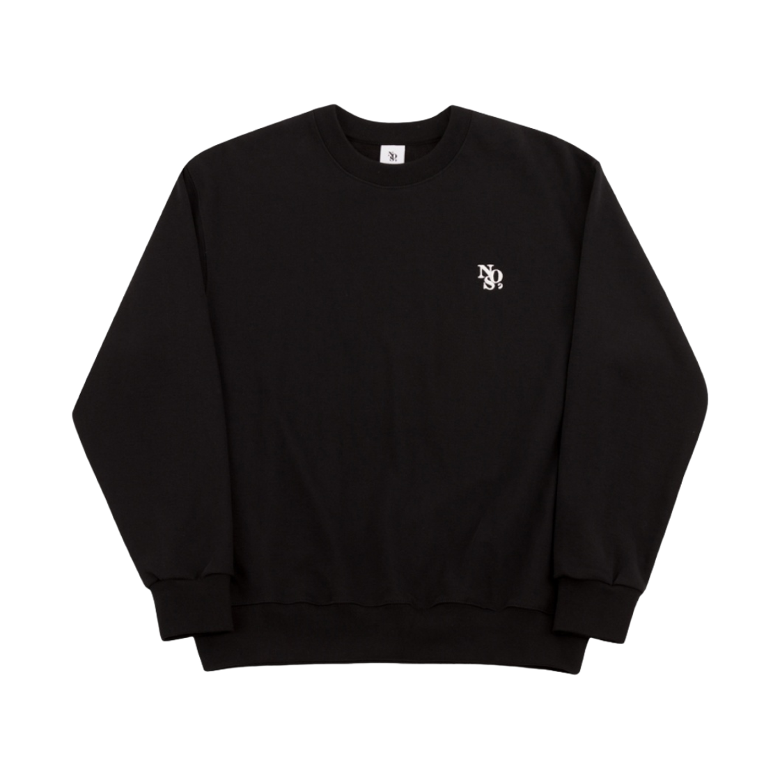 NOS7 시그니쳐 심볼 스웨트셔츠 블랙(NOS7 Signature Symbol Sweatshirt Black)
