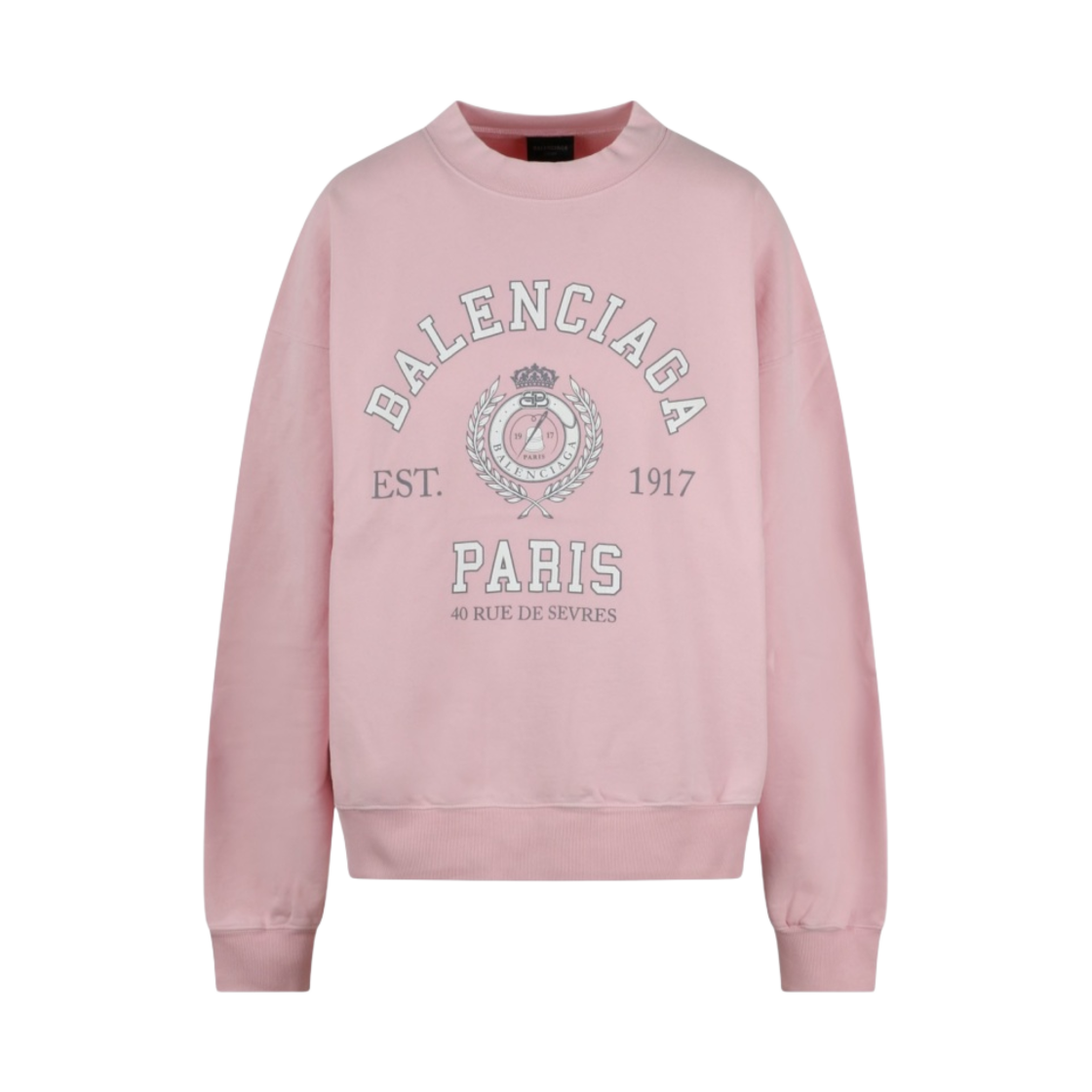 (W) 발렌시아가 컬리지 1917 스웨트셔츠 핑크((W) Balenciaga College 1917 Sweatshirt Pink) - 1