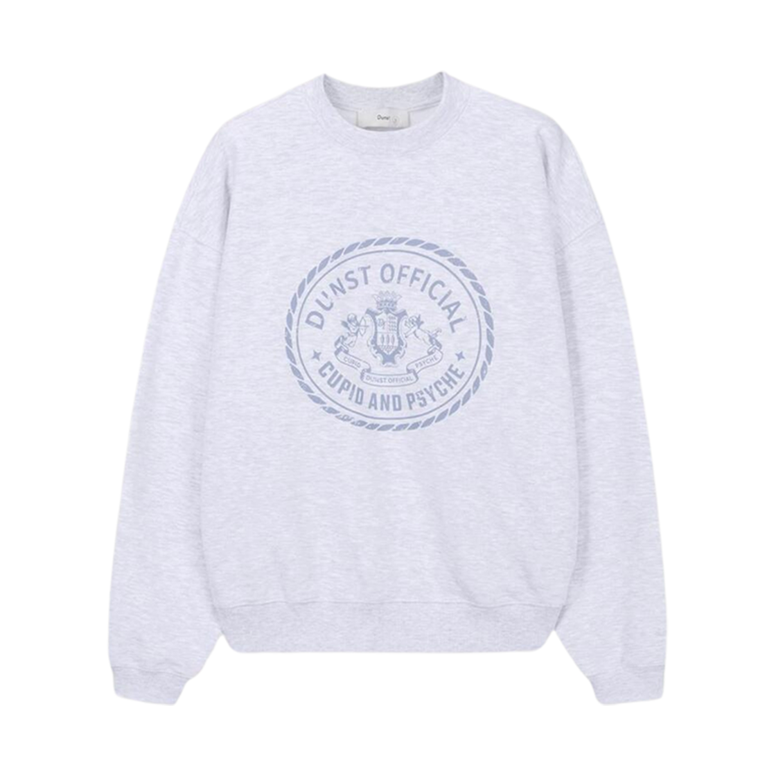 던스트 큐피드 캠퍼스 스웨트셔츠 라이트 멜란지 그레이(Dunst Cupid Campus Sweatshirt Light Melange Grey)