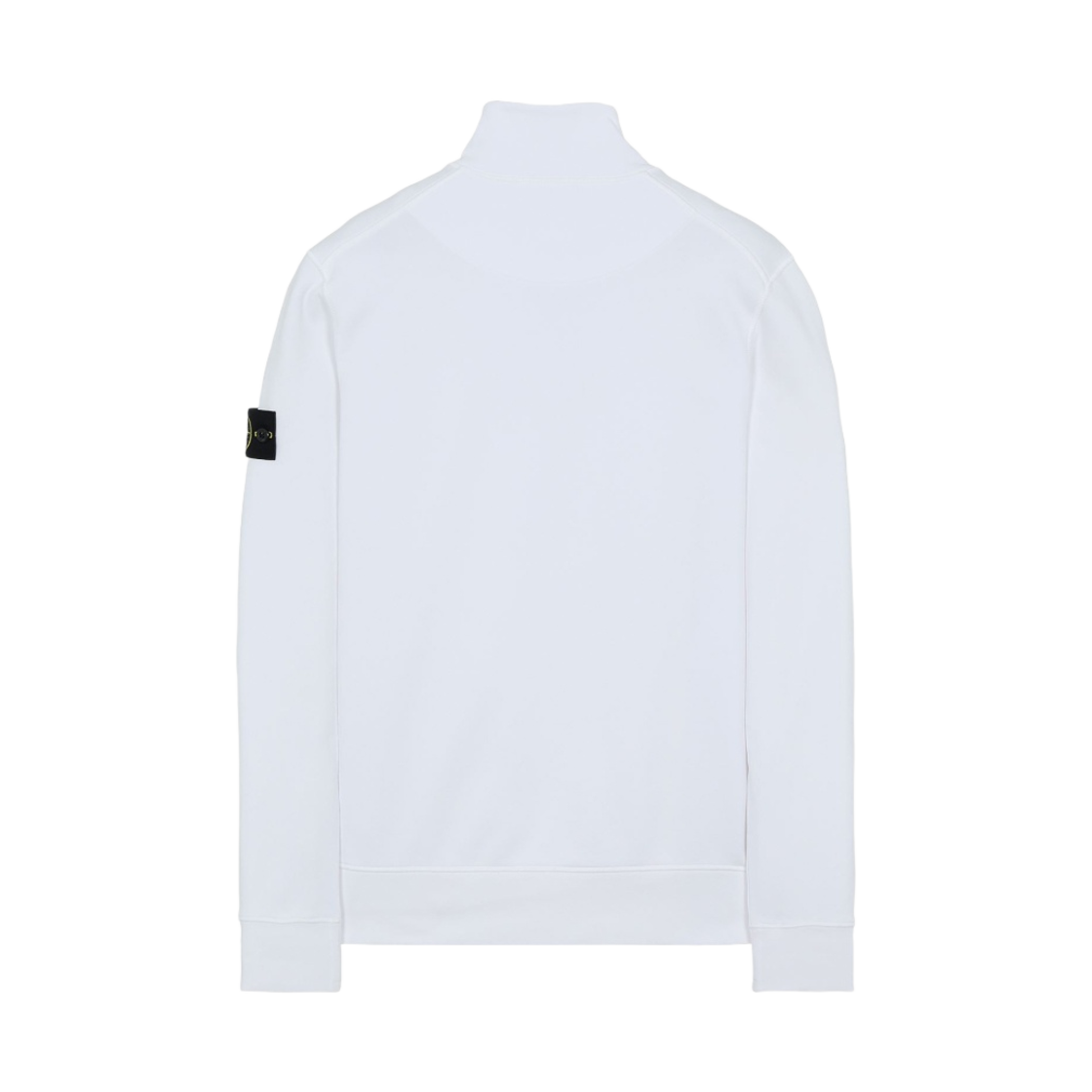 스톤 아일랜드 61951 코튼 플리스 가먼트 다이드 하프 집 스웨트셔츠 화이트 - 22SS(Stone Island 61951 Cotton Fleece Garment Dyed Half Zip Sweatshirt White - 22SS) - 2
