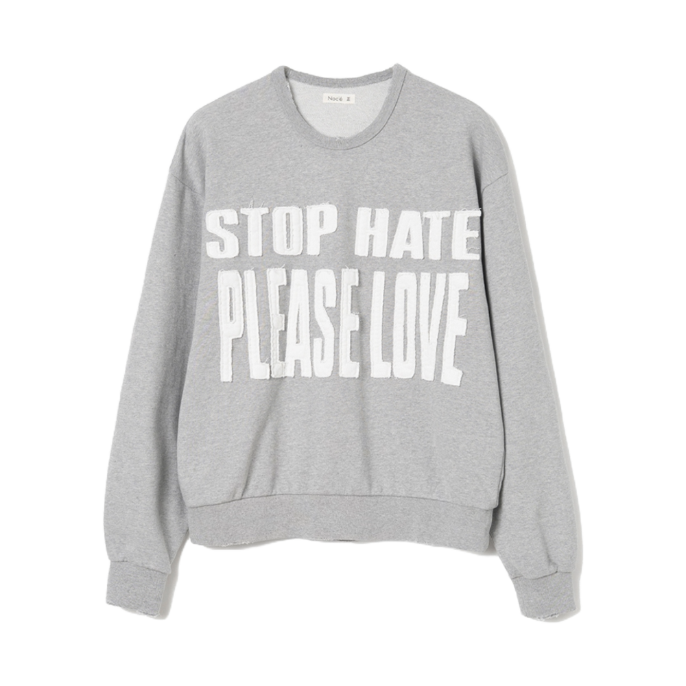 노클 S.H.P.L 스웻셔츠 그레이(Nocle S.H.P.L Sweat Shirts Grey)