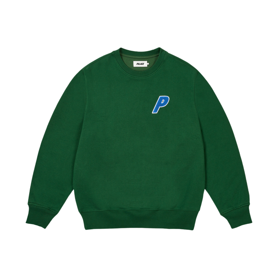 팔라스 셔닐 트라이퍼그 크루 레이시 그린 - 24FW(Palace Chenille Tri-Ferg Crew Racey Green - 24FW) - 2