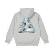 Palace Tri-Chrome Hood Grey Marl - 21SS