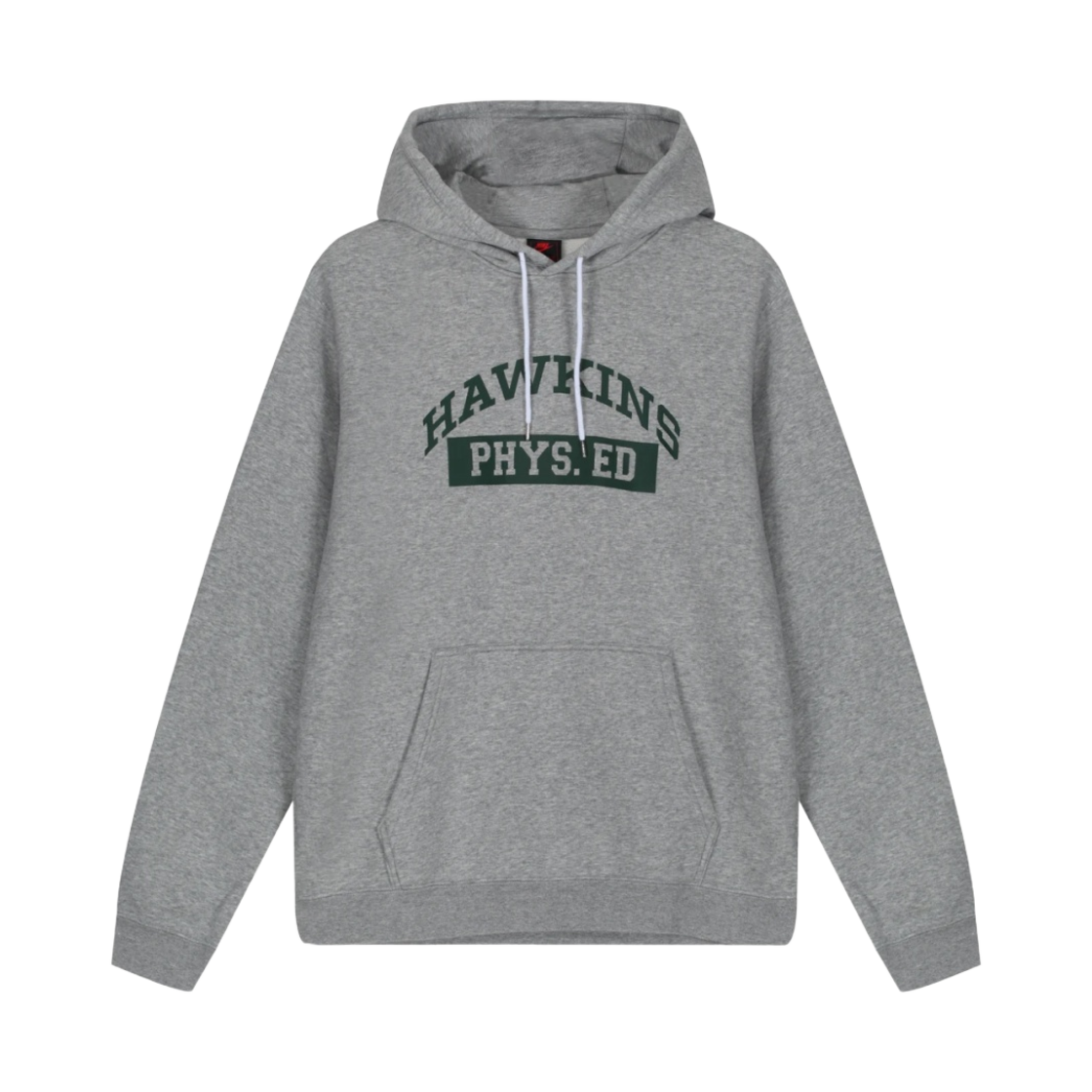 나이키 x 기묘한 이야기 클럽 호킨스 하이 후드 헤더 그레이(Nike x Stranger Things Club Hawkins High Hoodie Heather Grey)