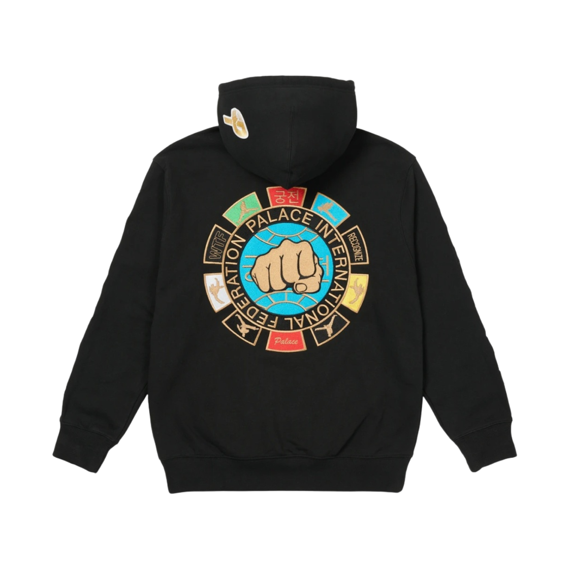 팔라스 하이 킥 후드 블랙 - 21FW(Palace High Kick Hood Black - 21FW) - 2