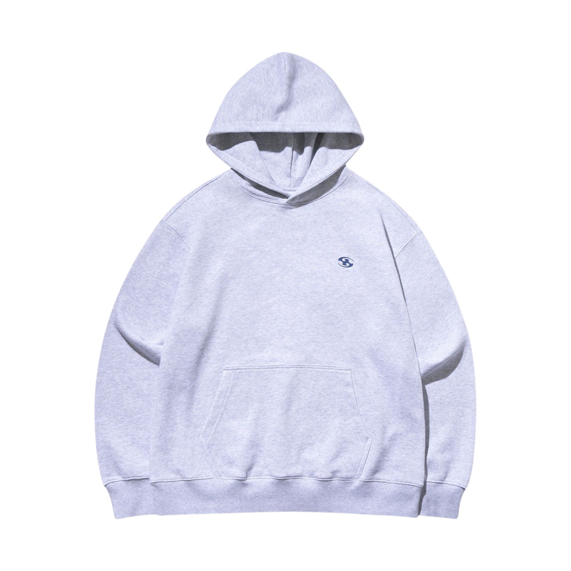 산산기어 바이프드 후디 화이트 멜란지 - 23FW