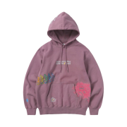 Thisisneverthat x Grateful Dead Iconography Hoodie Plum