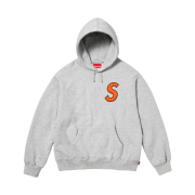 Supreme S Logo Hooded Sweatshirt Heather Grey - 25SS