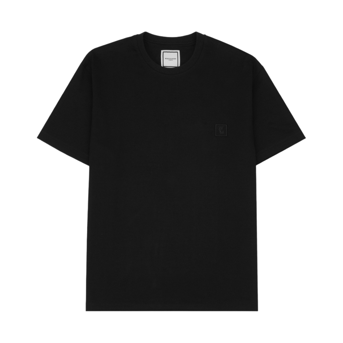 W233TS05708B Wooyoungmi Crown Back Logo T-Shirt Black - 23FW - #2