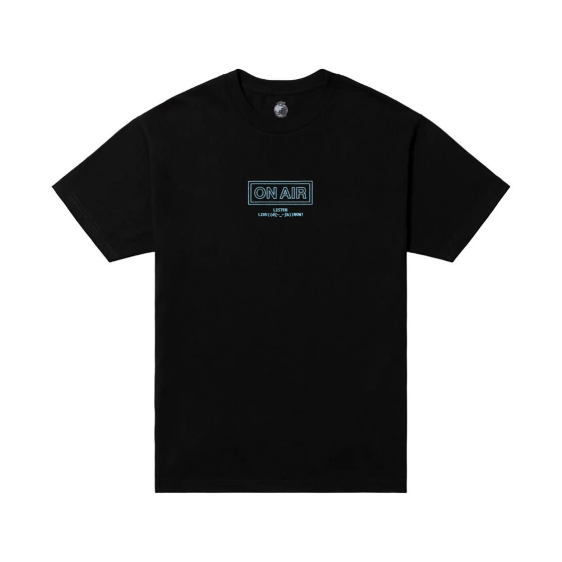 온 에어 자수 S/SL 티셔츠 블랙(On Air Embroidered S/SL T-Shirt Black)
