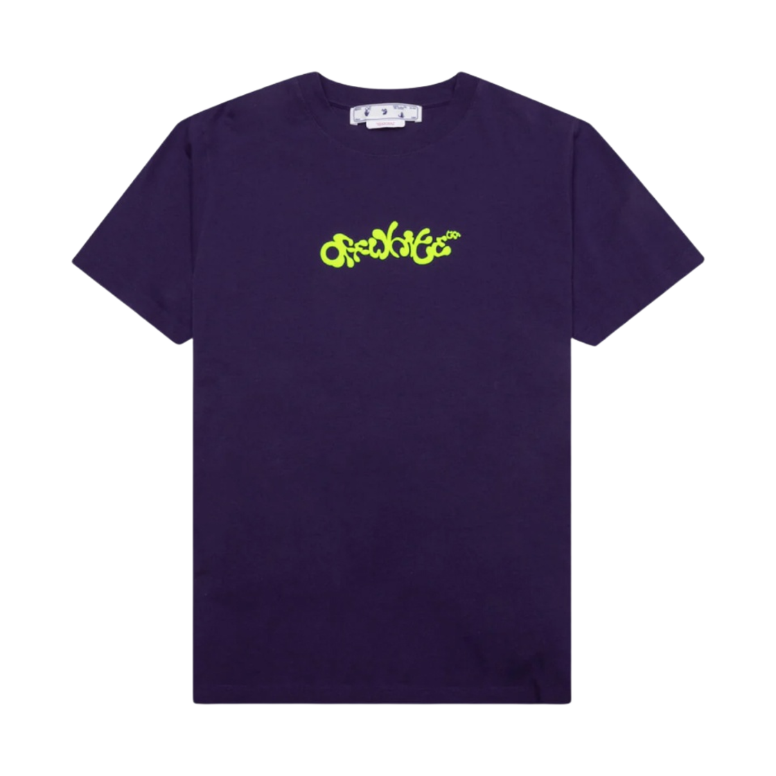 오프화이트 오퍼사이트 애로우 슬림 숏슬리브 티셔츠 퍼플 라임(Off-White Opposite Arrow Slim S/S T-Shirt Purple Lime) - 2