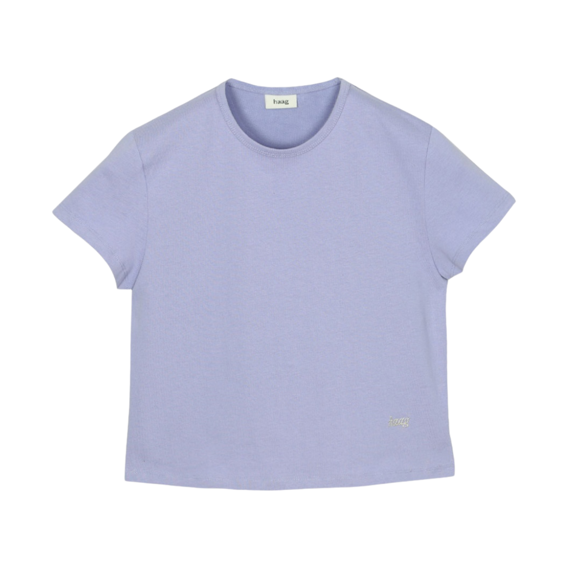 (W) 헤이그 어 레귤러 티셔츠 블루((W) Haag A Regular T-Shirt Blue)