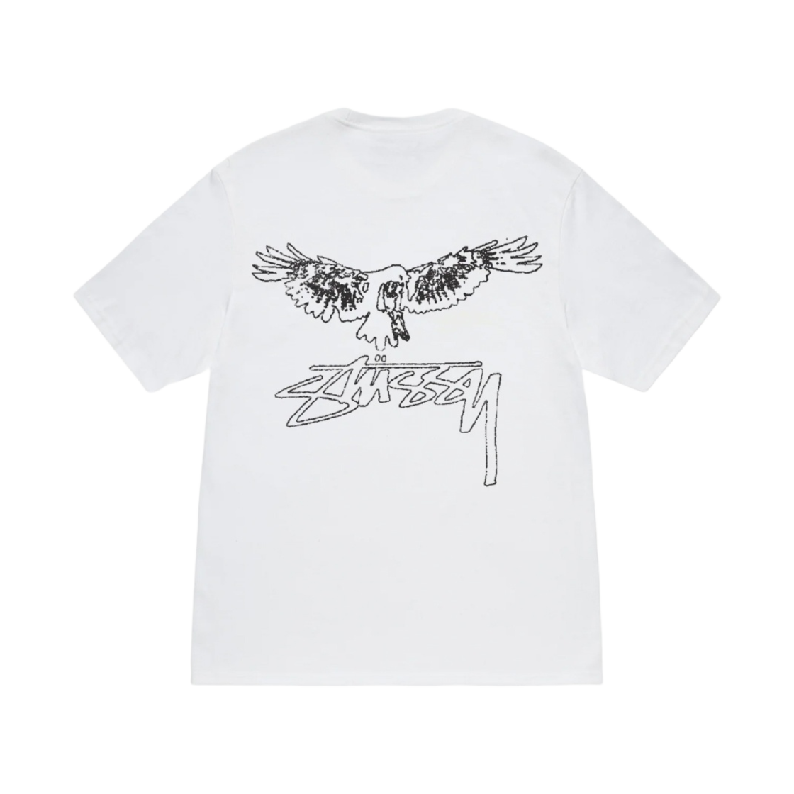 스투시 윙스팬 티셔츠 화이트(Stussy Wingspan T-Shirt White)