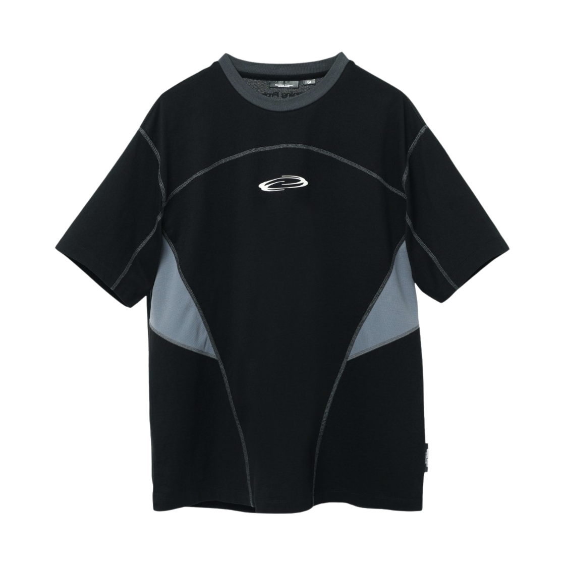 오프닝프로젝트 심볼 스티치 티셔츠 블랙