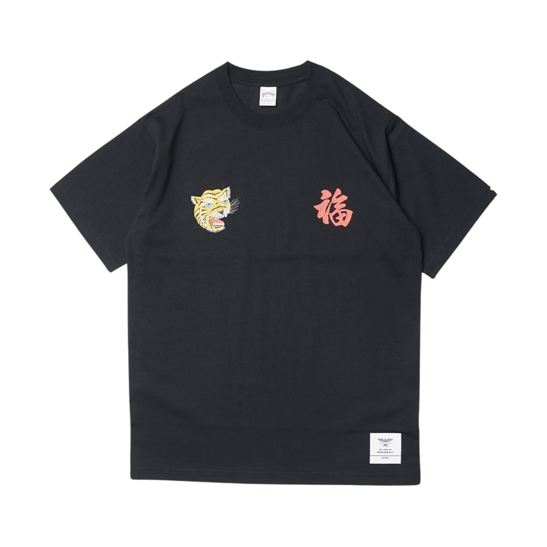 휴스턴 재팬 리사이클링 US 코튼 프린트 티 베트남 블랙 22202BK(Houston Japan Recycle US Cotton Print Tee Vietnam Black 22202BK)