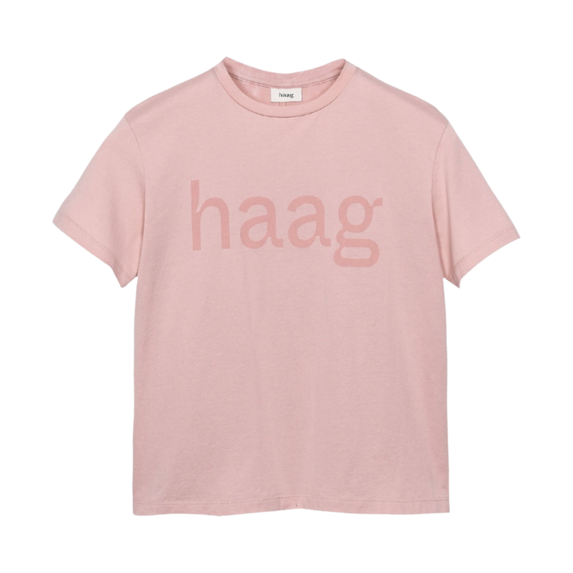(W) 헤이그 어 벌스데이 티셔츠 누디 핑크((W) Haag A Birthday T-Shirt Nudie Pink)