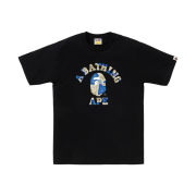 BAPE Liquid Camo College T-Shirt Black Blue