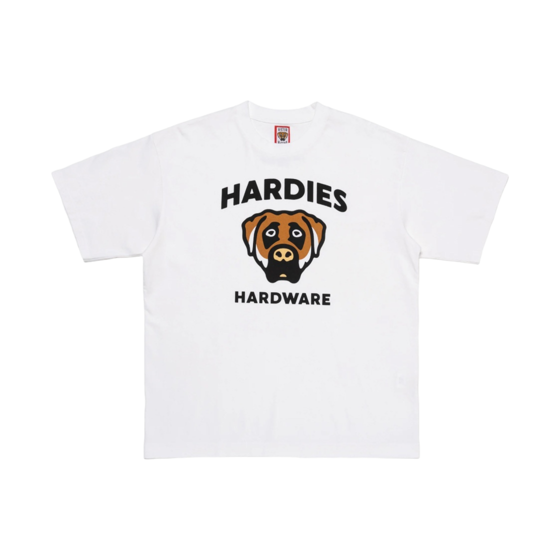 빅터 빅터 x 하디스 티셔츠 #1 화이트(Victor Victor x Hardies T-Shirt #1 White)