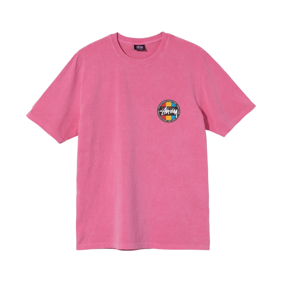 스투시 클래식 닷 피그먼트 다이드 티셔츠 핑크(Stussy Classic Dot Pig. Dyed T-Shirt Pink) - 2
