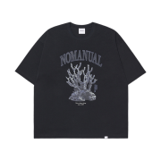 NOMANUAL Metal Coral Reef T-Shirt Black