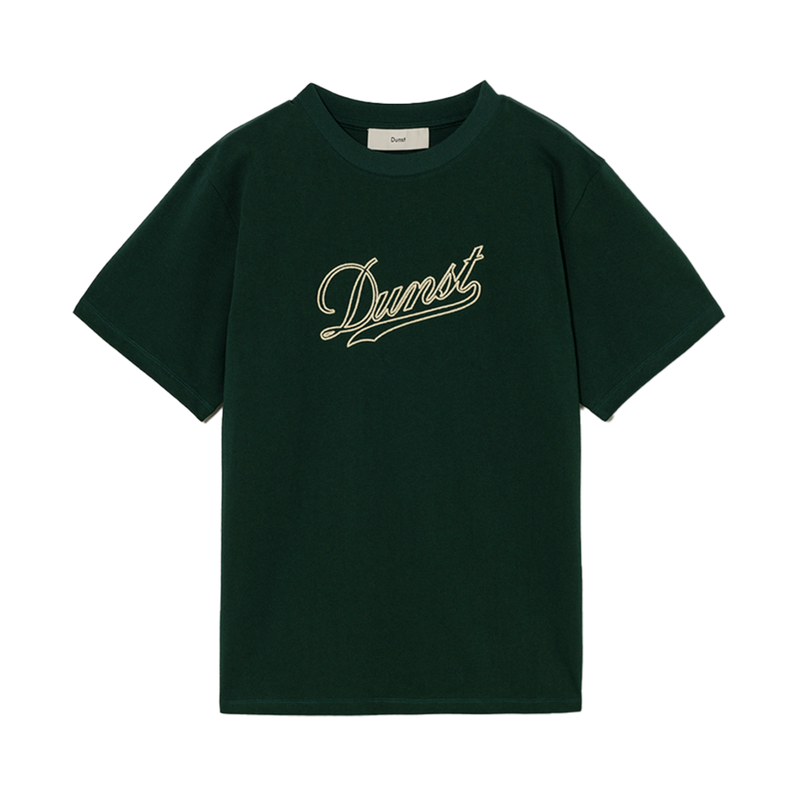 UDTS5B131E2_M_ Dunst Unisex Chain Logo T-Shirt Green