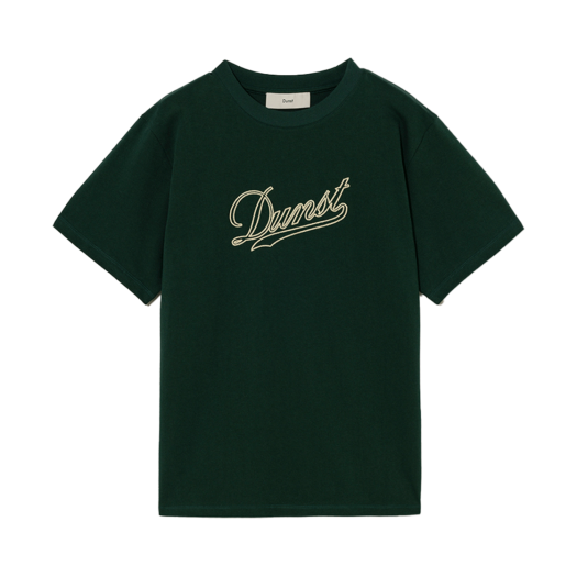 UDTS5B131E2_M_ Dunst Unisex Chain Logo T-Shirt Green