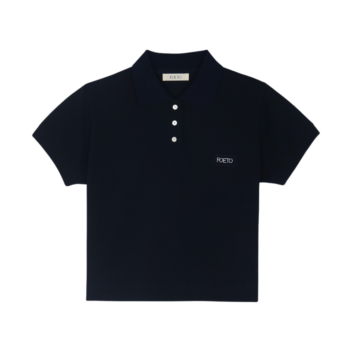 FOETO_140 FOETO Your Collar Tee Navy