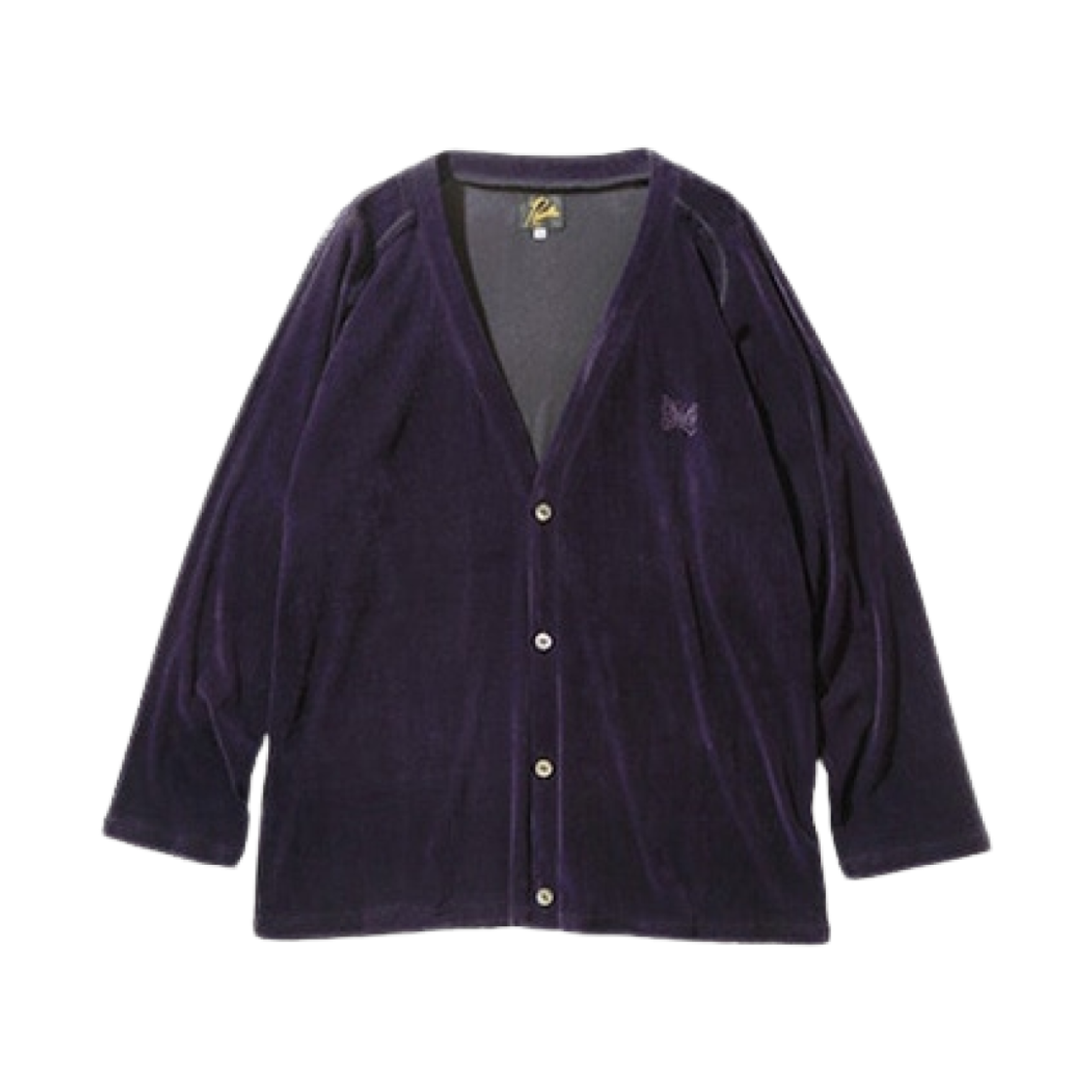 219052● NEEDLES V Neck Cardigan Burnout Needles V Neck Cardigan - Burnout Velvet 【公式通販】