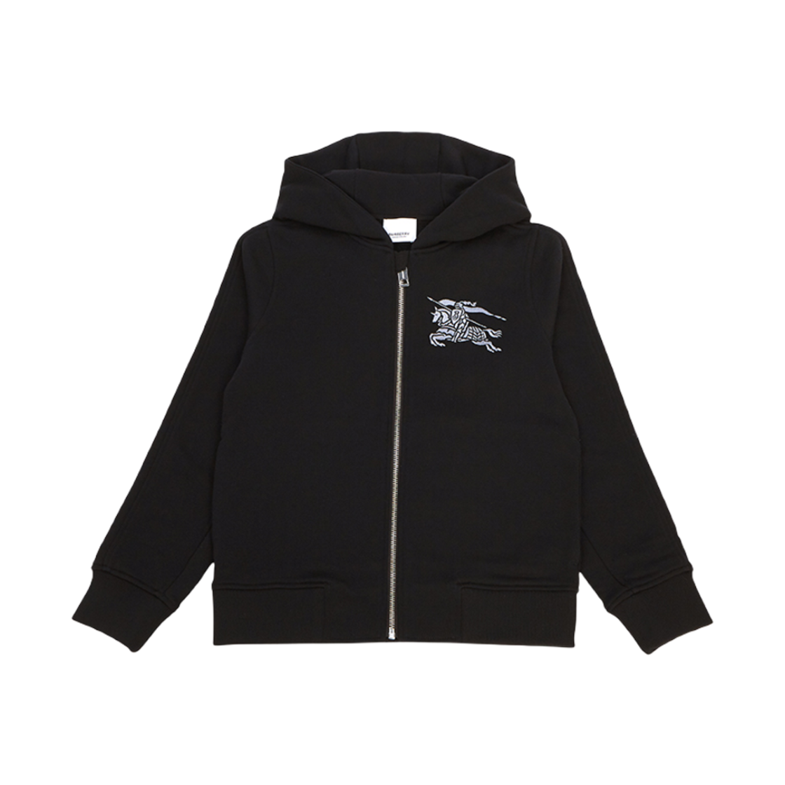 (키즈) 버버리 후드 집 업 블랙((Kids) Burberry Hood Zip Up Black) - 1