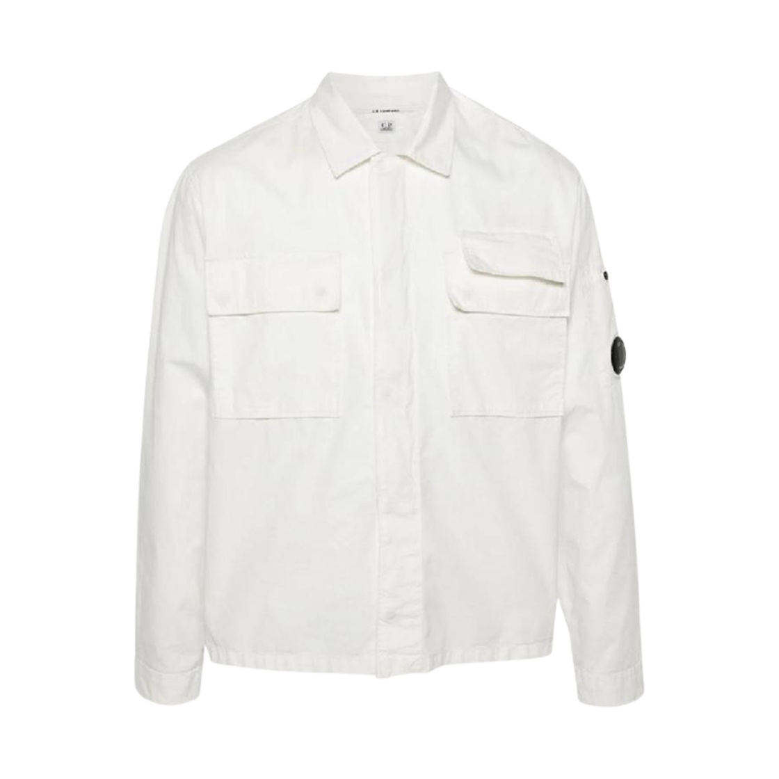 16CMSH121A002824G103 C.P. Company Gabardine Shirt White - 24SS