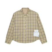 YIYAE Reversible Shirts Beige Yellow
