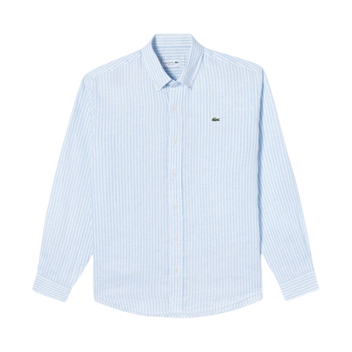 라코스테 린넨 스트라이프 셔츠 블루(Lacoste Linen Stripe Shirt Blue) - 1
