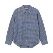 Permanent Archive Fine Checkered Shirt Blue