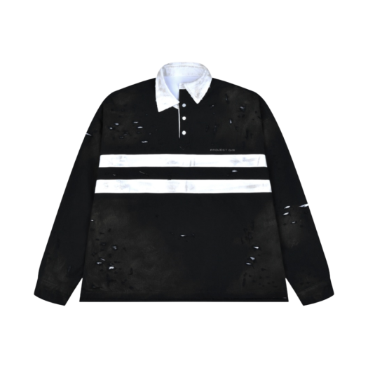 프로젝트 G/R 폴로 패러디 셔츠 블랙 | PROJECT G/R | KREAM