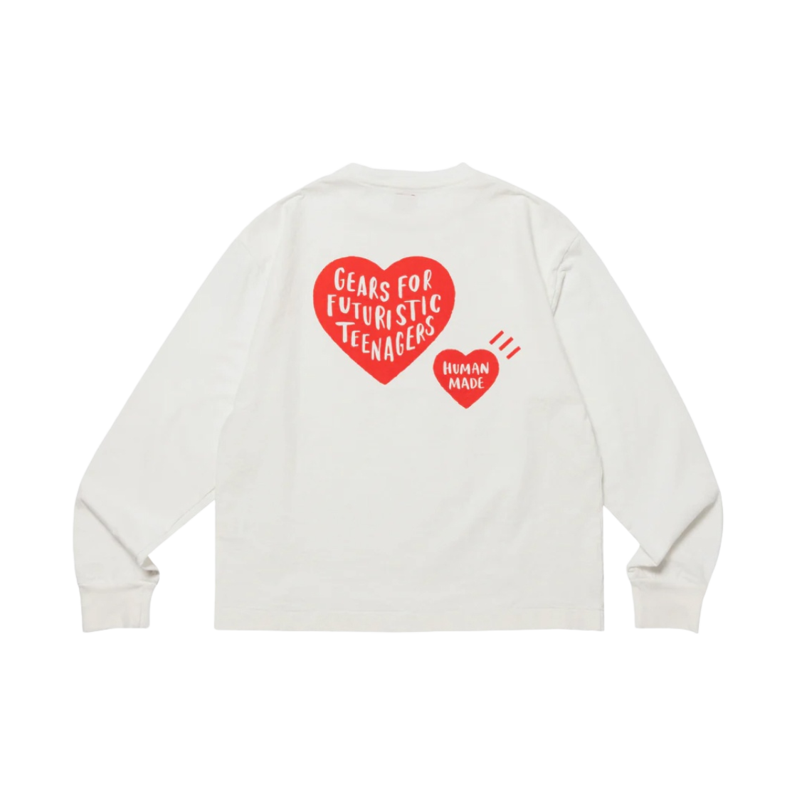 HM26CS009 Human Made Graphic L/S T-Shirt #6 White