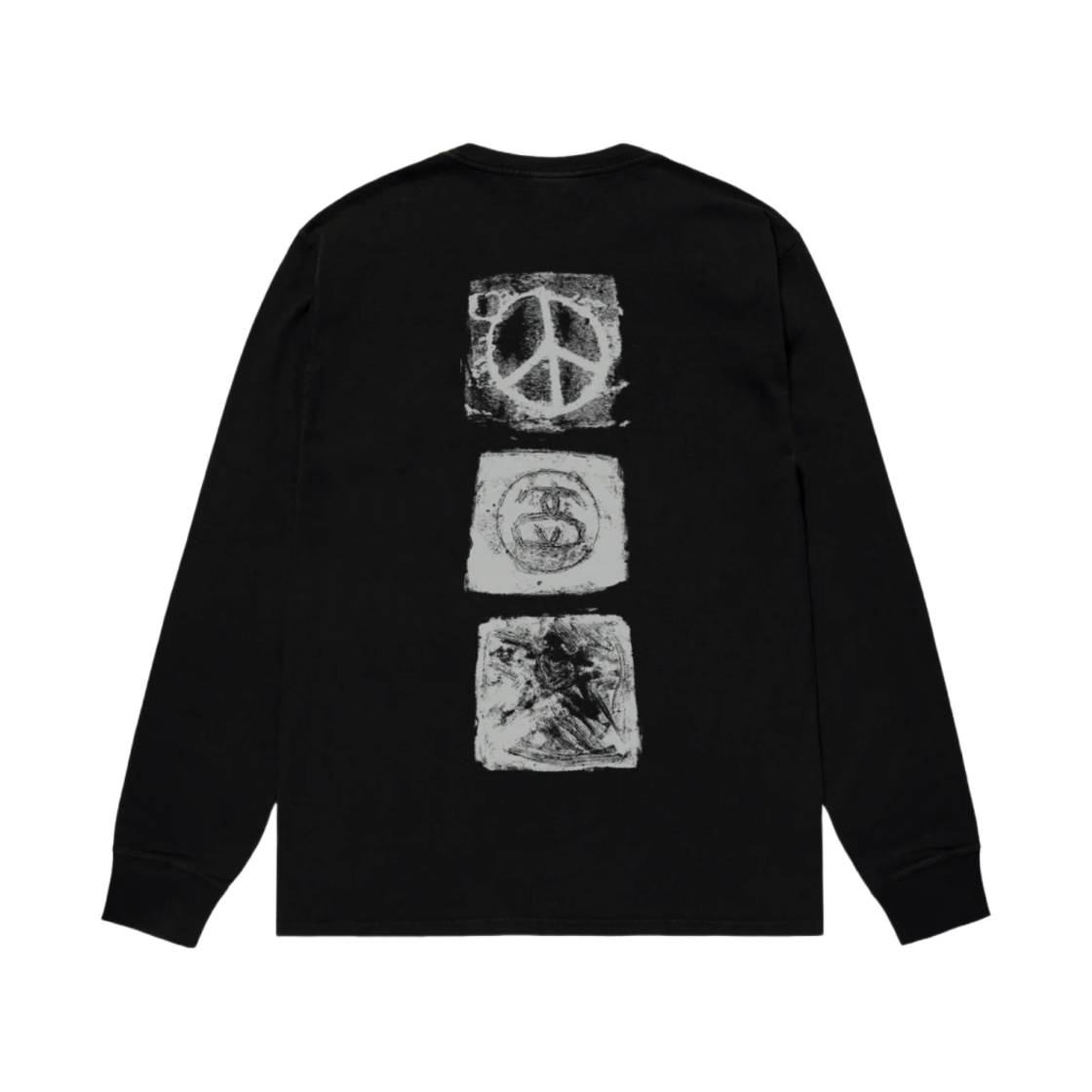 스투시 모노 롱슬리브 티셔츠 블랙(Stussy Mono LS T-Shirt Black) - 1