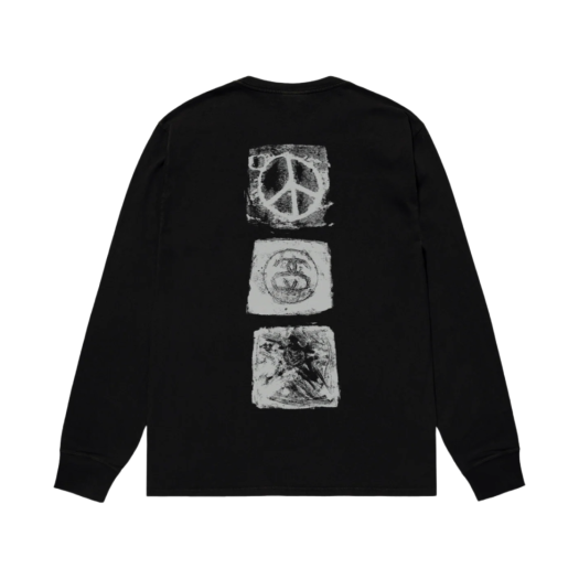 ★韓国の人気★【Stussy】★Stussy Pill LS T-Shirt★black ☆韓国の人気☆【Stussy】☆Stussy Pill LS T-Shirt☆black トップス