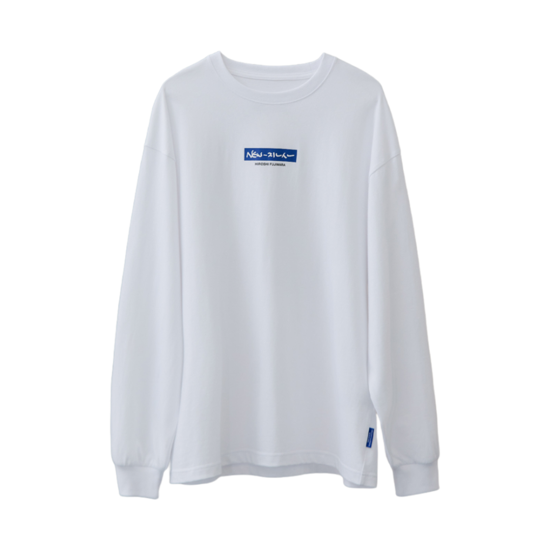 뉴진스 x 후지와라 히로시 꼴레 롱슬리브 티셔츠 Ver. 2 화이트(NewJeans x Hiroshi Fujiwara Coller L/S T-Shirt Ver. 2 White)