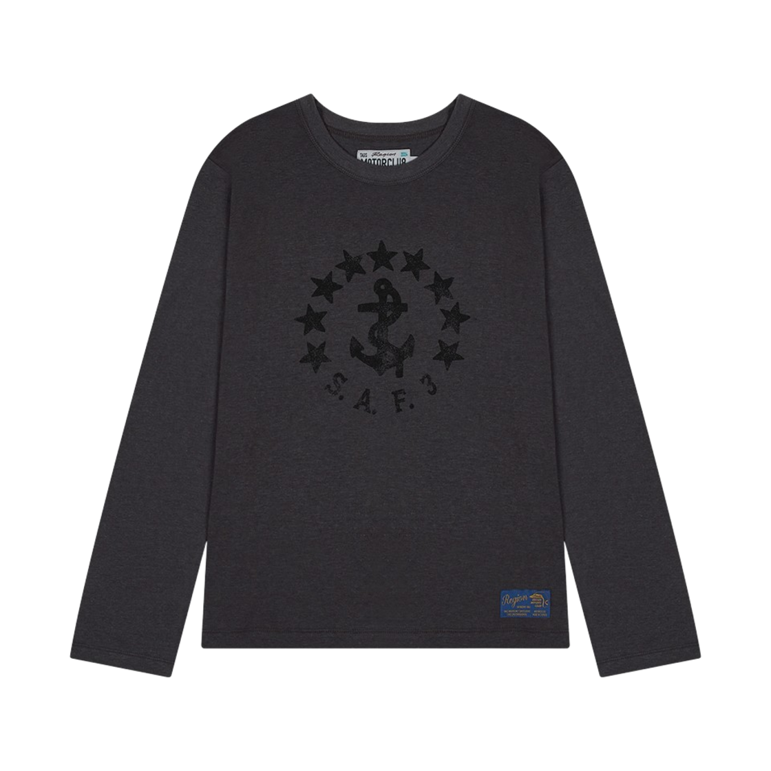 사파리스팟 1/2 레기온 모터스 클럽 롱 슬리브 차콜(Safarispot 1/2 Region Motors Club Long Sleeve Charcoal) - 1